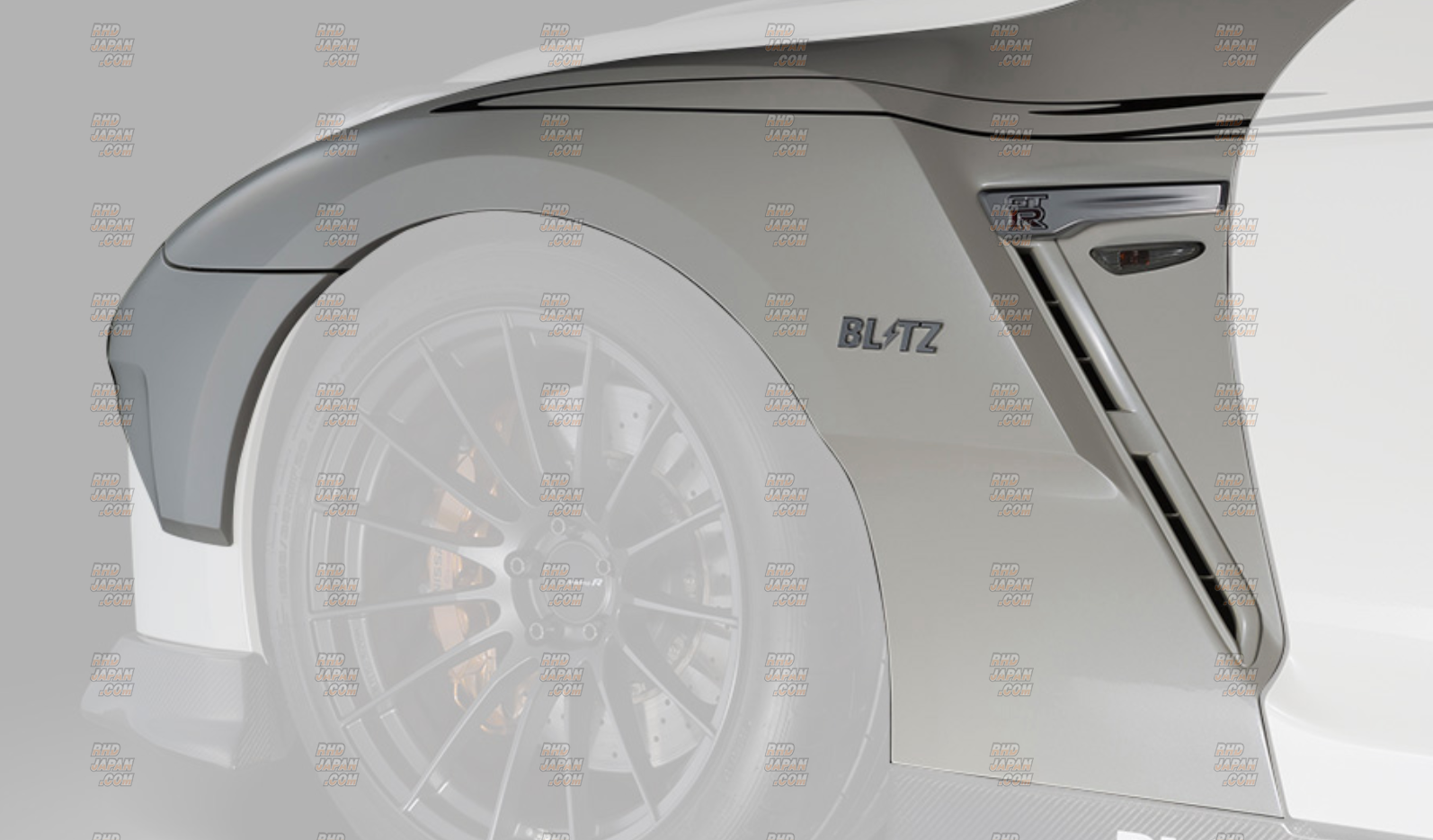 Blitz Aero Speed R-Concept Front Fender Set FRP - GT-R R35 MY16
